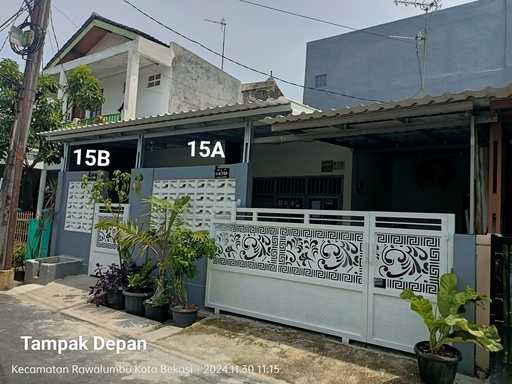 Dikontrakan 2 unit rumah baru renovasi-dekat Pintu Tol Bekasi Timur - aman, nyaman & bebas banjir - see leaflet terlampir